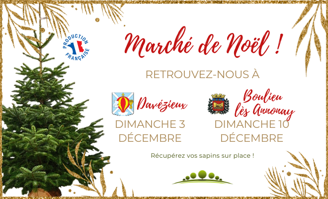  Retrouvez les Pépinières Grange aux Marchés de Noël du bassin d'Annonay 🎄✨, Félines, Pépinières Philippe Grange